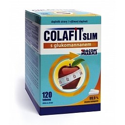 Colafit Slim s glukomannanem 120 tobolek