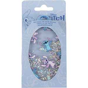 Disney Stitch Detangler Hair Brush kartáč na vlasy se třpytkami 1 ks