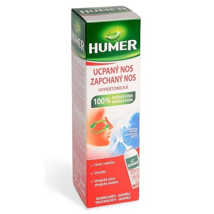 Humer Ucpaný nos 100% mořská voda hypertonic 50ml