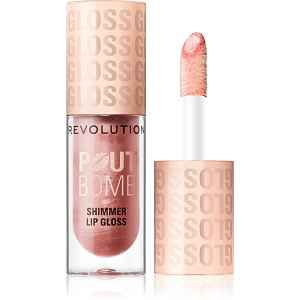 Revolution Shimmer Gloss třpytivý lesk na rty odstín Shine Pink 4.5 ml