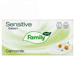 Tento Sensitive Balsam Camomile kapesníčky 3 vrstvé  70 ks/bal.