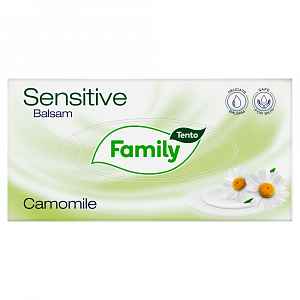 Tento Sensitive Balsam Camomile kapesníčky 3 vrstvé  70 ks/bal.