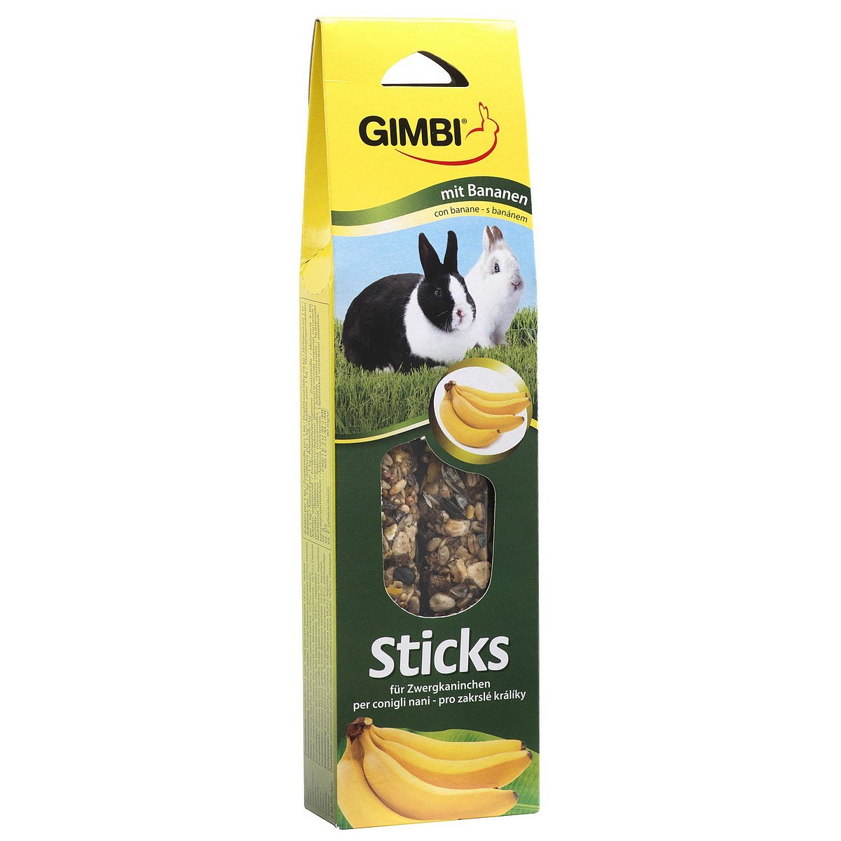 Gimbi Sticks králík banán 2ks