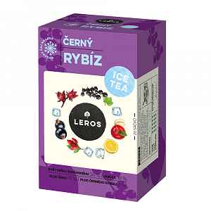 Leros Ice Tea černý rybíz 20x2 g