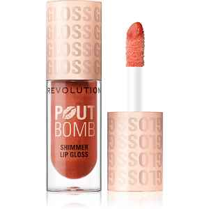 Revolution Shimmer Gloss třpytivý lesk na rty odstín Gold 4.5 ml