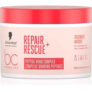 Schwarzkopf Professional BC Bonacure Repair Rescue+ intenzivně vyživující maska pro poškozené vlasy 500 ml