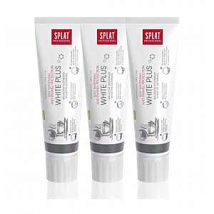 SPLAT Professional WHITE PLUS zubní pasta 3x100 g