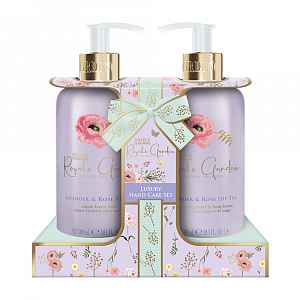 Baylis & Harding Royale Garden Sada péče o ruce Levandule & Šípkový čaj 2x300 ml