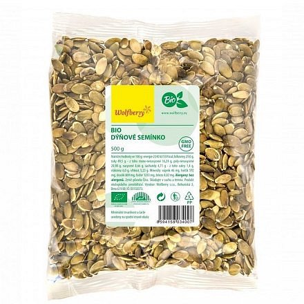 Dýňové semínko loupané BIO 500 g Wolfberry*