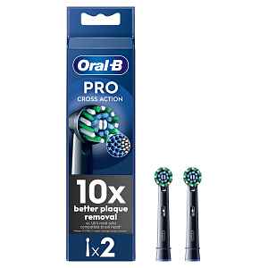 Oral B Náhradní hlavice Pro Cross Action EB50 Black 2 ks