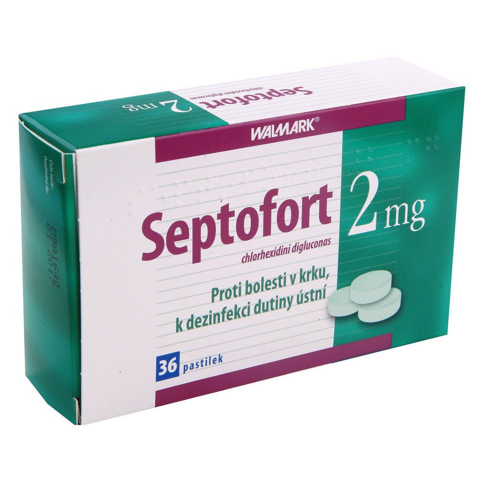 Septofort 2mg orální pastilky 36 ks