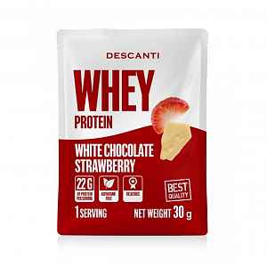 DESCANTI Whey Protein White Chocolate Strawberry 30 g