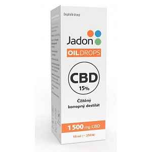 Jadon Oil Drops Konopný Destilát Cbd 15% 10ml