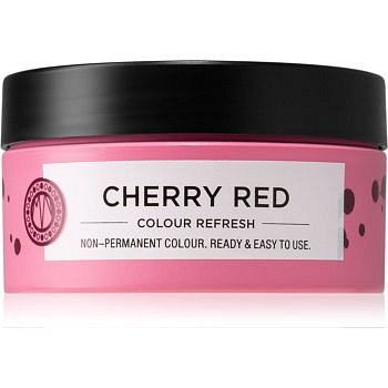 Maria Nila Colour Refresh Cherry Red jemná vyživující maska bez permanentních barevných pigmentů výdrž 4 – 10 umytí 6.62 100 ml