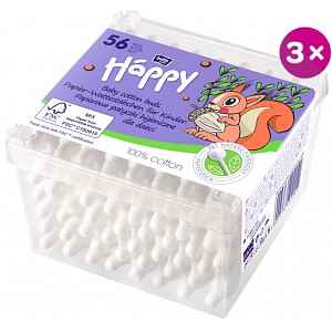 Bella Happy dětské tyčinky do uší 3x56ks
