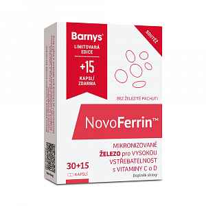 Barnys NovoFerrin cps.30+15 ZDARMA
