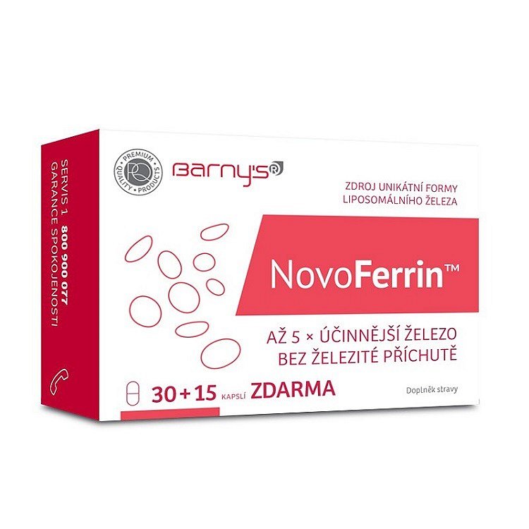 Barnys NovoFerrin cps.30+15 ZDARMA