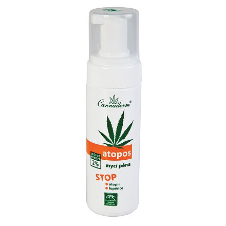 Cannaderm Atopos mycí pěna 180ml