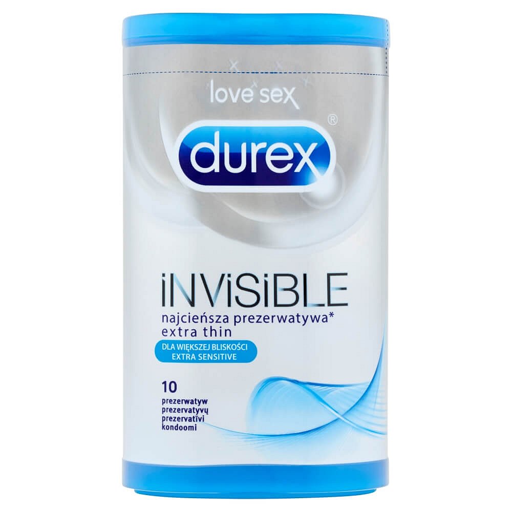 DUREX Invisible Extra Sensitive 10 kusů
