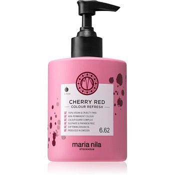 Maria Nila Colour Refresh Cherry Red jemná vyživující maska bez permanentních barevných pigmentů výdrž 4 – 10 umytí 6.62 300 ml