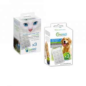 Akinu náhradní filtry do fontány H2O, 3ks