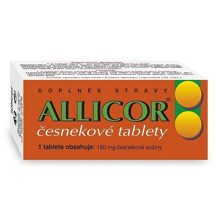 Allicor česnek tablety 60