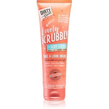 Dirty Works Lovely Scrubbly hydratační tělový peeling 250 ml