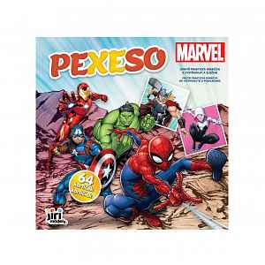 JIRI MODELS Pexeso v sešitu Marvel 64 kartiček