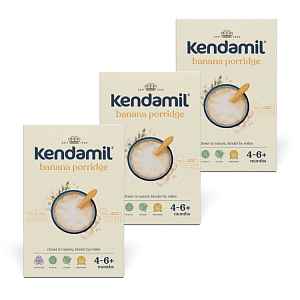 KENDAMIL Kaše mléčná s banánem 3 x 150 g