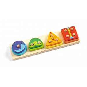 Djeco Puzzle - 1,2,3,4 základní