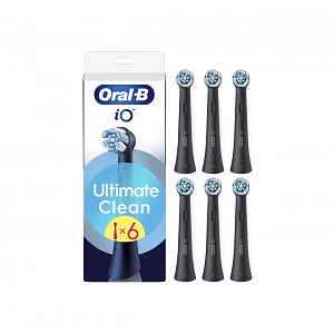 Oral-B iO Series Ultimate Clean kartáčkové hlavy 6 ks černé