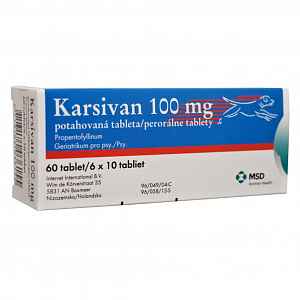 KARSIVAN 100 a.u.v. 60 tablet po 100 mg