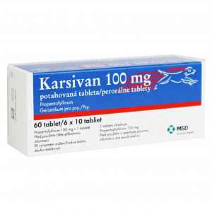 KARSIVAN 100 a.u.v. 60 tablet po 100 mg