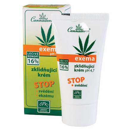 Cannaderm zklidňující krém na ekzémy s pH 4,7 Exema 50 g