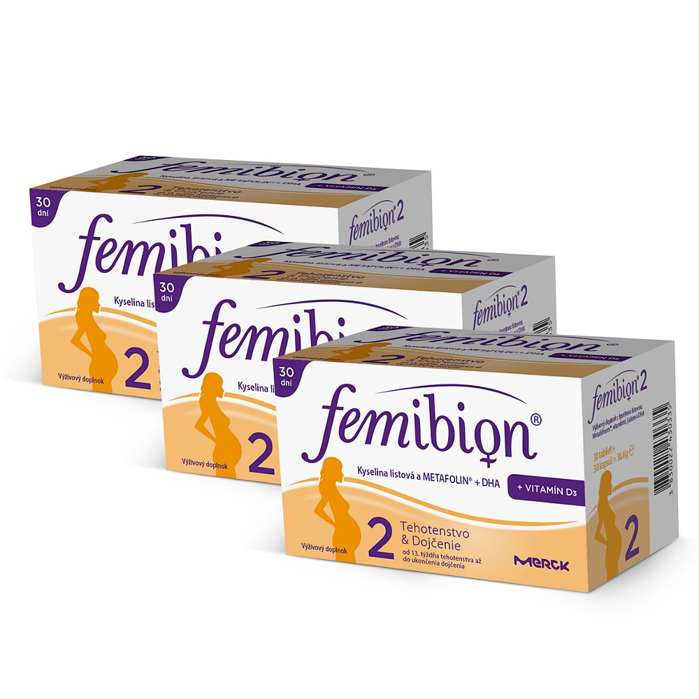 Femibion 2 vánoční balení 2+1 ZDARMA