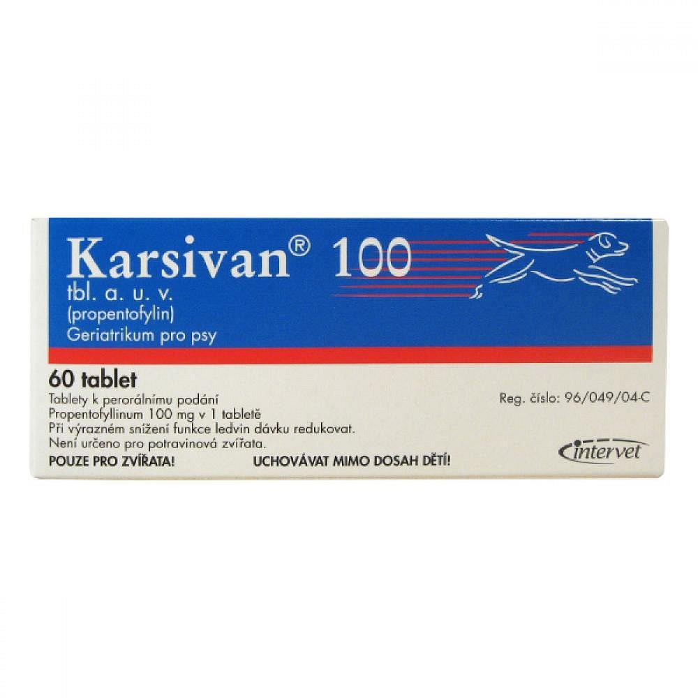 KARSIVAN 100 a.u.v. 60 tablet po 100 mg