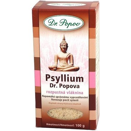 Psyllium indická rozpustná vláknina 100g Dr.Popov