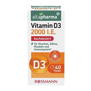 altapharma Vitamin D3, doplněk stravy 40 ks