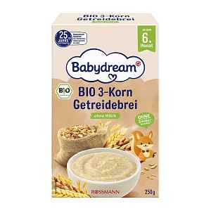 Babydream BIO třízrnná obilná kaše 250 g