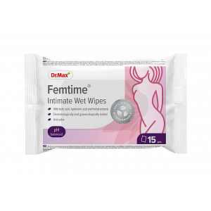Dr.Max Femtime Intimate Wet Wipes 15 ks
