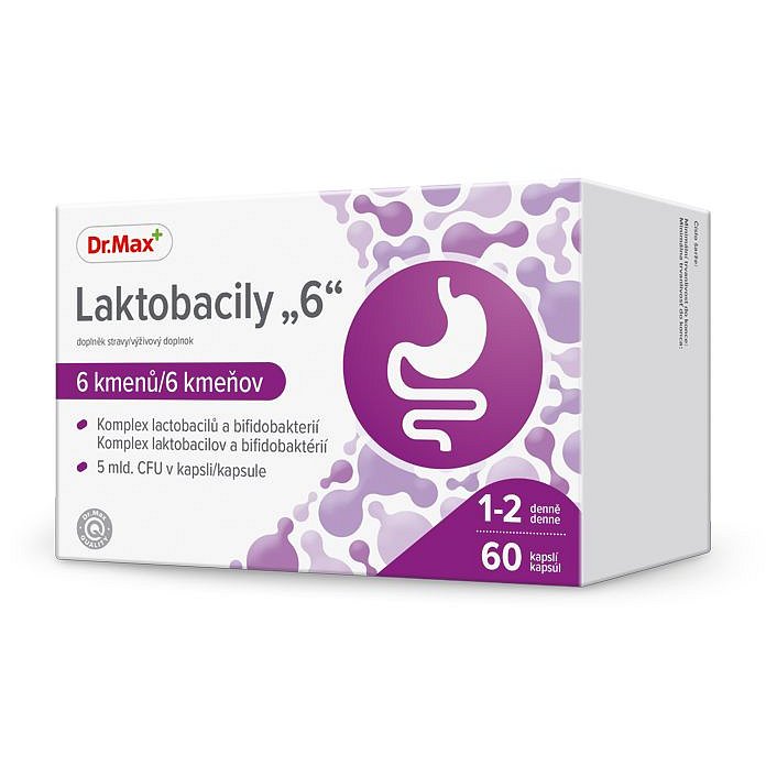 Dr.Max Laktobacily 6 60 kapslí