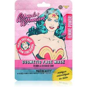 Mad Beauty DC Femme Power Wonder Woman hydratační plátýnková maska 25 ml