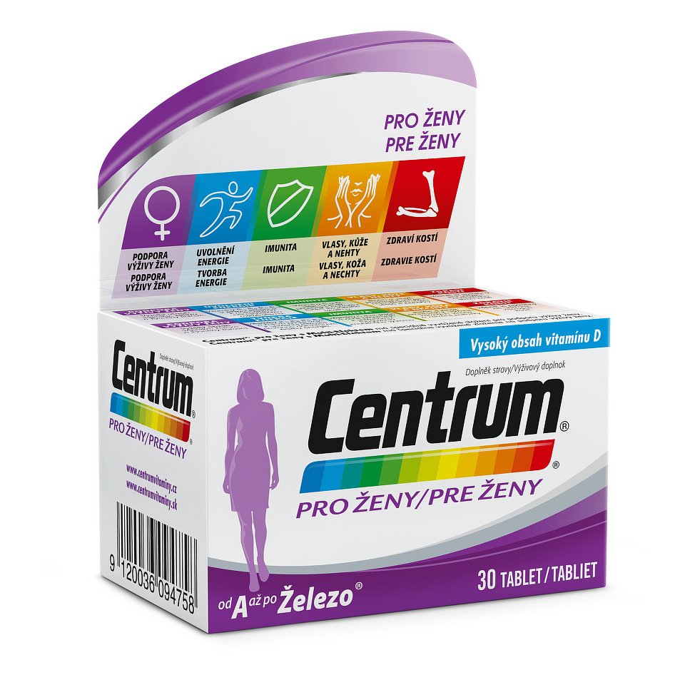 Multivitamin Centrum pro ženy 30tbl