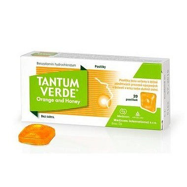 Tantum Verde Orange & Honey pastilky 20ks