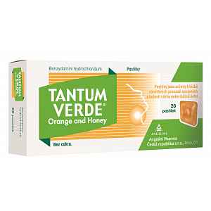 Tantum Verde Orange & Honey pastilky 20ks