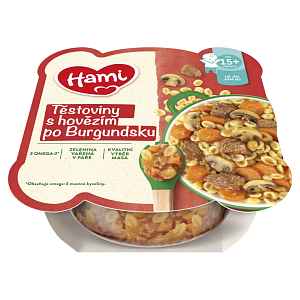 Hami Těstoviny s hovězím po Burgundsku