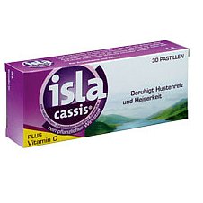 Isla-Cassis tablety 30 bylinné pastilky