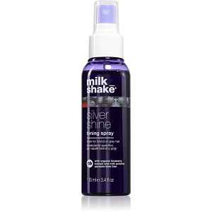 milk_shake® Silver Shine Toning Spray tónovací sprej pro blond a šedivé vlasy 100 ml