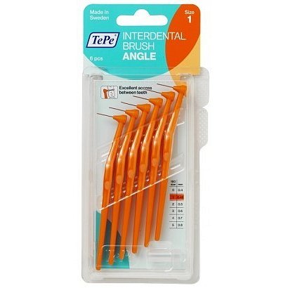 TePe Angle mezizubní kartáčky 0,45 mm 6 ks blistr