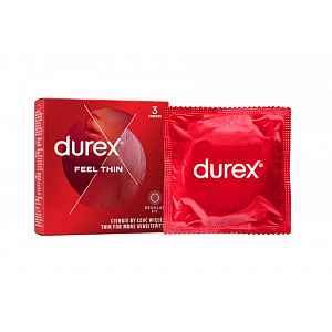 Durex Feel Thin Classic kondomy 3 ks